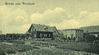 Das Haus Moorhof um 1910.