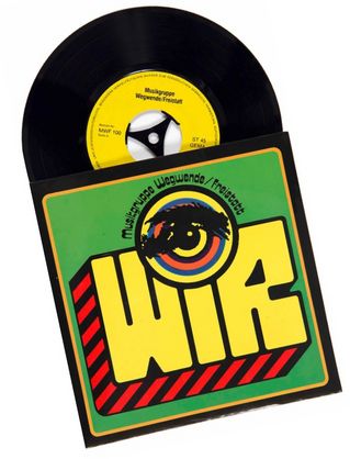 Das Albumcover der Band „Wir“ aus Freistatt, Mitte der 1970er-Jahre.